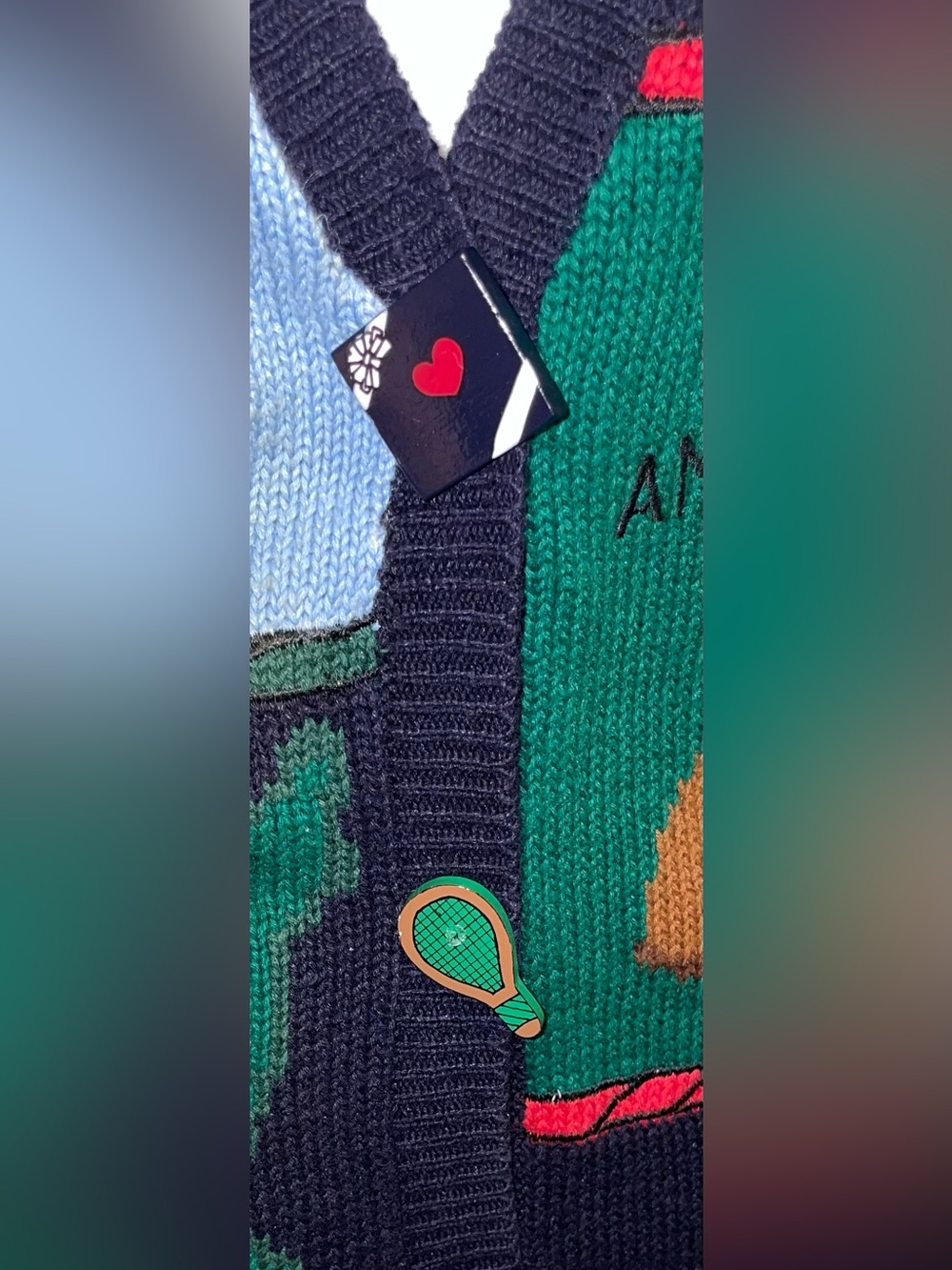 Eagle’s Eye Women Size M Vintage 1995 Sweater Vest Gump Life Is Like Chocolates - Picture 6 of 10